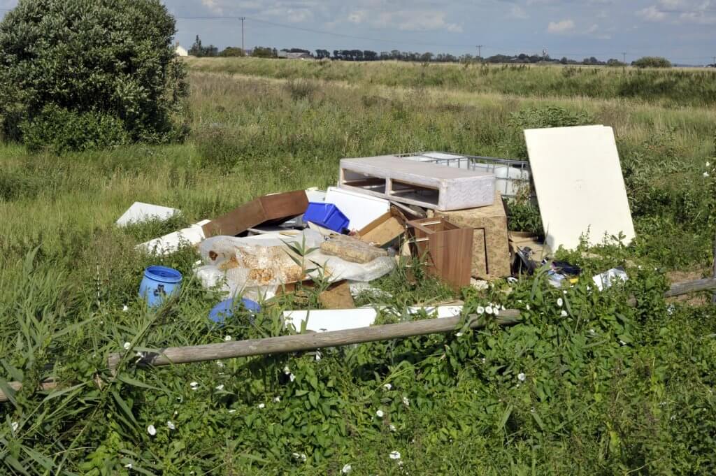 Who is responsible for fly tipping?
